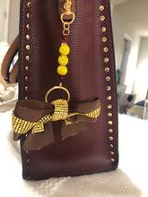 Load image into Gallery viewer, Sparkly Bow Purse Charm
