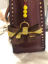 Load image into Gallery viewer, Sparkly Bow Purse Charm
